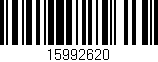 Código de barras (EAN, GTIN, SKU, ISBN): '15992620'