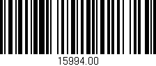 Código de barras (EAN, GTIN, SKU, ISBN): '15994.00'