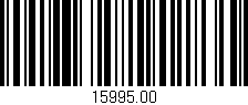 Código de barras (EAN, GTIN, SKU, ISBN): '15995.00'