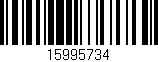 Código de barras (EAN, GTIN, SKU, ISBN): '15995734'