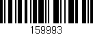 Código de barras (EAN, GTIN, SKU, ISBN): '159993'