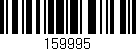 Código de barras (EAN, GTIN, SKU, ISBN): '159995'