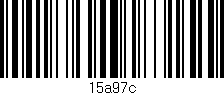 Código de barras (EAN, GTIN, SKU, ISBN): '15a97c'