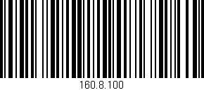 Código de barras (EAN, GTIN, SKU, ISBN): '160.8.100'