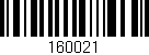 Código de barras (EAN, GTIN, SKU, ISBN): '160021'