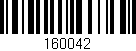 Código de barras (EAN, GTIN, SKU, ISBN): '160042'
