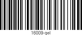 Código de barras (EAN, GTIN, SKU, ISBN): '16009-gel'