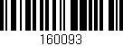 Código de barras (EAN, GTIN, SKU, ISBN): '160093'