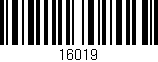Código de barras (EAN, GTIN, SKU, ISBN): '16019'
