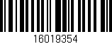 Código de barras (EAN, GTIN, SKU, ISBN): '16019354'