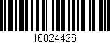 Código de barras (EAN, GTIN, SKU, ISBN): '16024426'