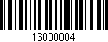 Código de barras (EAN, GTIN, SKU, ISBN): '16030084'