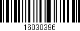 Código de barras (EAN, GTIN, SKU, ISBN): '16030396'