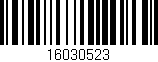 Código de barras (EAN, GTIN, SKU, ISBN): '16030523'