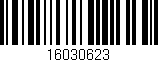 Código de barras (EAN, GTIN, SKU, ISBN): '16030623'