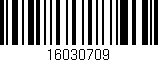 Código de barras (EAN, GTIN, SKU, ISBN): '16030709'
