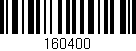 Código de barras (EAN, GTIN, SKU, ISBN): '160400'