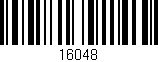 Código de barras (EAN, GTIN, SKU, ISBN): '16048'