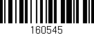 Código de barras (EAN, GTIN, SKU, ISBN): '160545'