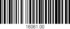 Código de barras (EAN, GTIN, SKU, ISBN): '16061.00'