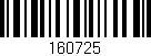 Código de barras (EAN, GTIN, SKU, ISBN): '160725'