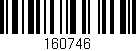 Código de barras (EAN, GTIN, SKU, ISBN): '160746'