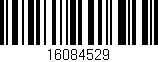Código de barras (EAN, GTIN, SKU, ISBN): '16084529'