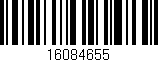 Código de barras (EAN, GTIN, SKU, ISBN): '16084655'