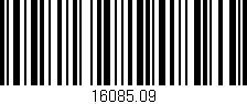 Código de barras (EAN, GTIN, SKU, ISBN): '16085.09'