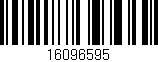 Código de barras (EAN, GTIN, SKU, ISBN): '16096595'