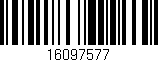 Código de barras (EAN, GTIN, SKU, ISBN): '16097577'