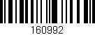 Código de barras (EAN, GTIN, SKU, ISBN): '160992'