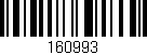 Código de barras (EAN, GTIN, SKU, ISBN): '160993'