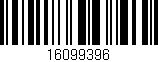Código de barras (EAN, GTIN, SKU, ISBN): '16099396'