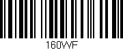 Código de barras (EAN, GTIN, SKU, ISBN): '160WF'
