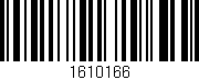 Código de barras (EAN, GTIN, SKU, ISBN): '1610166'