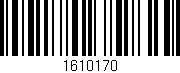 Código de barras (EAN, GTIN, SKU, ISBN): '1610170'