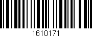 Código de barras (EAN, GTIN, SKU, ISBN): '1610171'