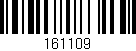 Código de barras (EAN, GTIN, SKU, ISBN): '161109'