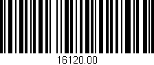 Código de barras (EAN, GTIN, SKU, ISBN): '16120.00'