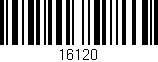 Código de barras (EAN, GTIN, SKU, ISBN): '16120'