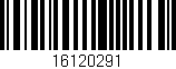 Código de barras (EAN, GTIN, SKU, ISBN): '16120291'