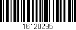 Código de barras (EAN, GTIN, SKU, ISBN): '16120295'