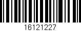 Código de barras (EAN, GTIN, SKU, ISBN): '16121227'