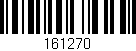 Código de barras (EAN, GTIN, SKU, ISBN): '161270'