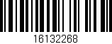 Código de barras (EAN, GTIN, SKU, ISBN): '16132268'