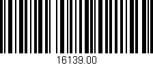 Código de barras (EAN, GTIN, SKU, ISBN): '16139.00'