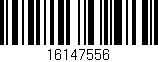 Código de barras (EAN, GTIN, SKU, ISBN): '16147556'