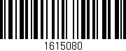 Código de barras (EAN, GTIN, SKU, ISBN): '1615080'