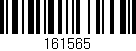 Código de barras (EAN, GTIN, SKU, ISBN): '161565'